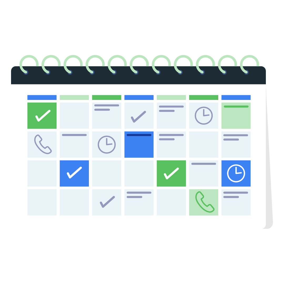 calendar with appointments sync'd